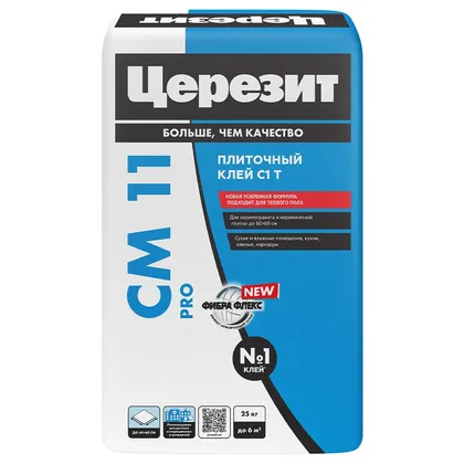 Клей плиточный Церезит СМ 11 PRO 25 кг