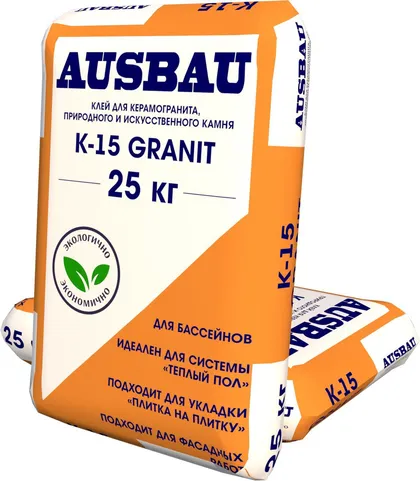 Клей для плитки AUSBAU К-15 гранит 25 кг