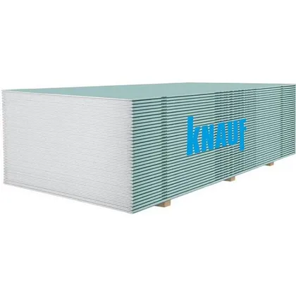 Гипсокартон KNAUF 9,5 мм влагостойкий