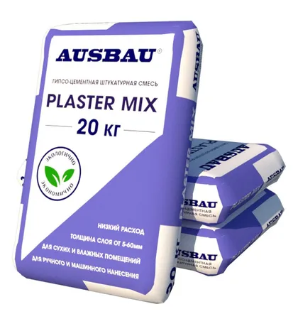 Штукатурка AUSBAU PLASTER MIX 20 кг